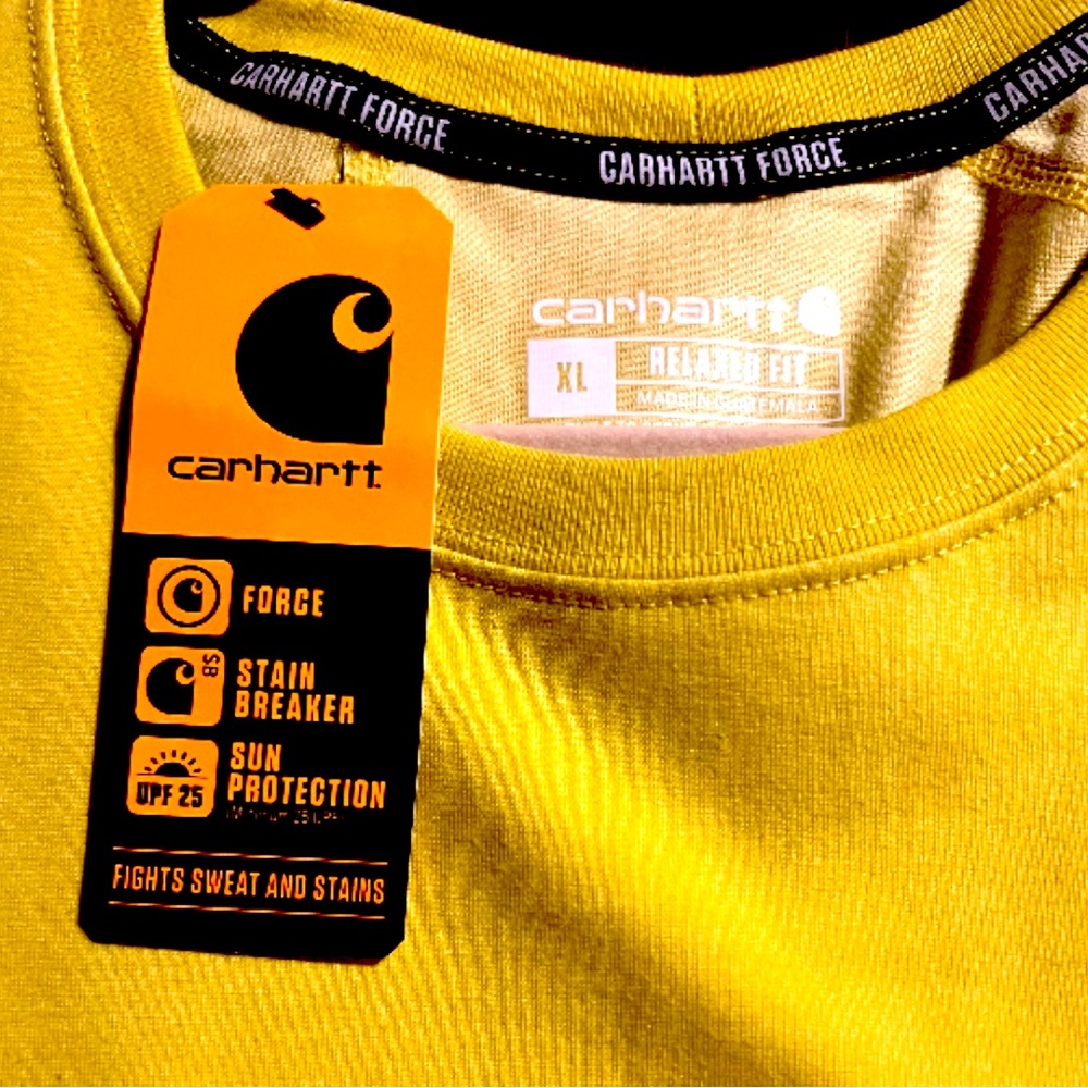 CARHARTT NWT K87 FORCE UPF 25 tee Size: XL Part of their premium quality line.